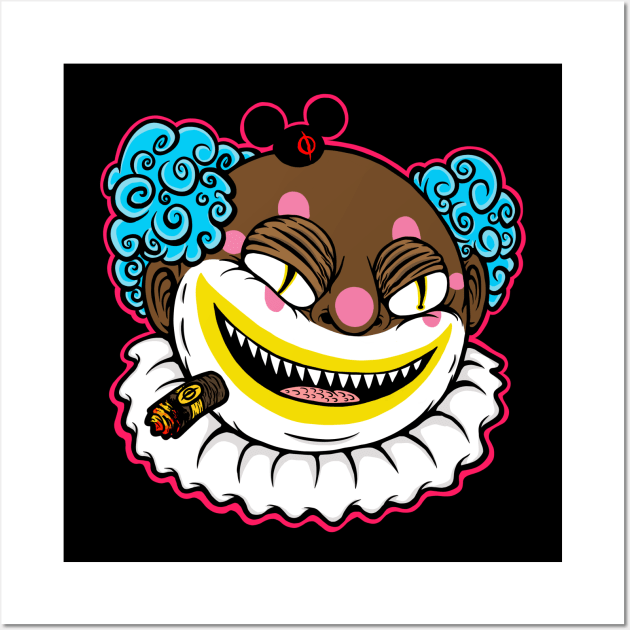 Rexyus the Clown Wall Art by flynnryanart